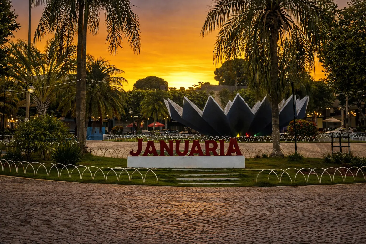 Praça Getúlio Vargas em Januária