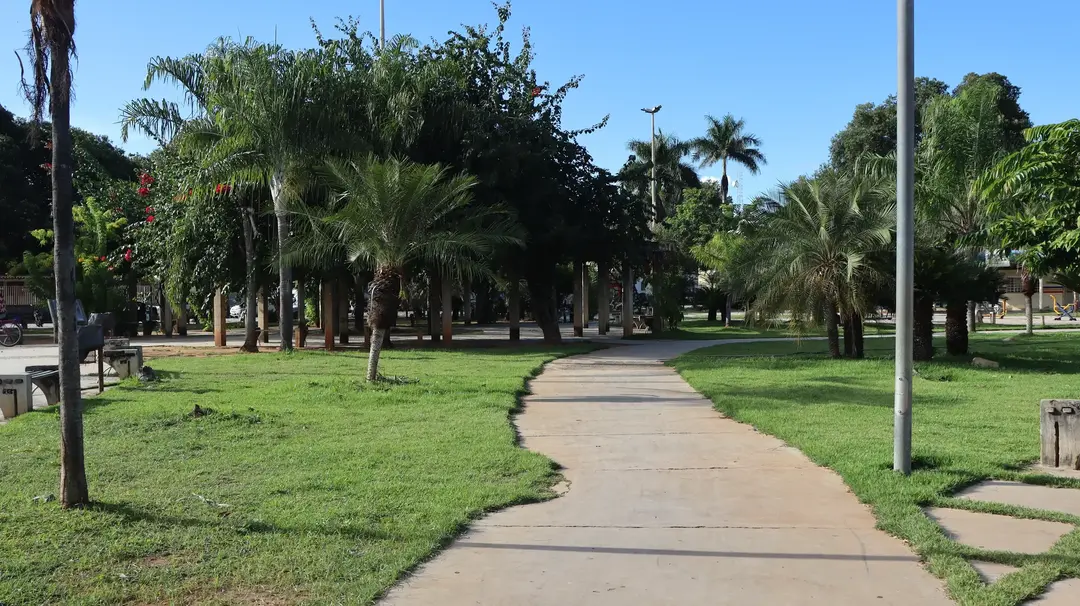Praça Tiradentes em Januária